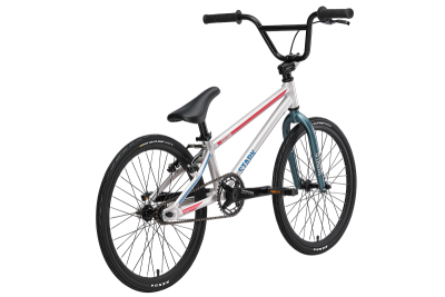 Велосипед Stark Madness BMX Race серый/красный (2024) Madness BMX Race